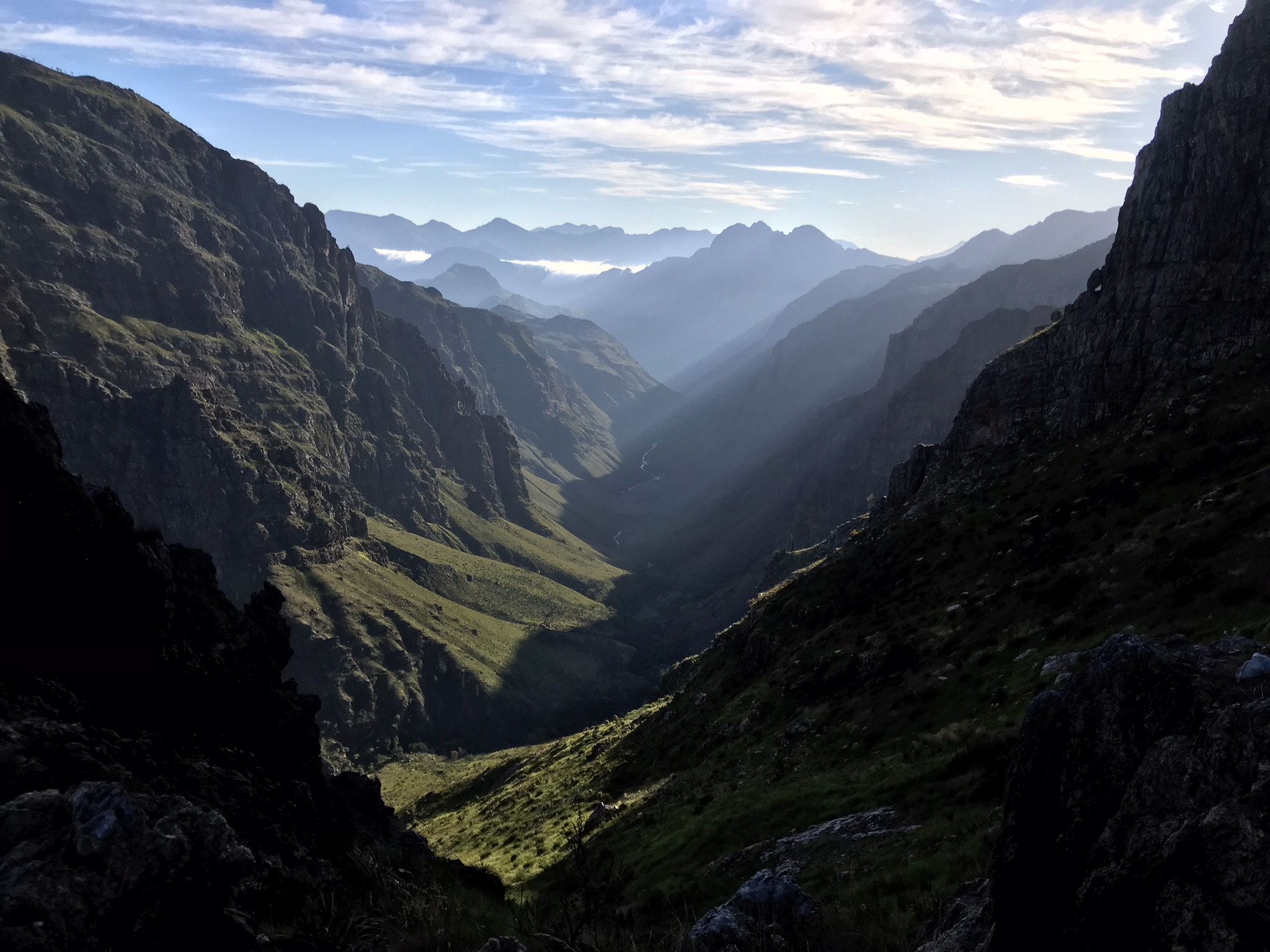 The vista from the top of Bergriviernek